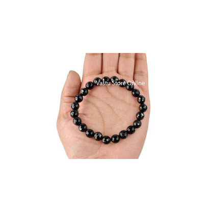 Black Tourmaline Round Crystal Bracelet by SAMAHealing - Crystal Bracelets (View 2)