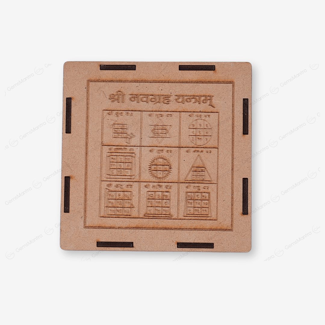 Black Agate Navgrah Yantra Plate - Image 5