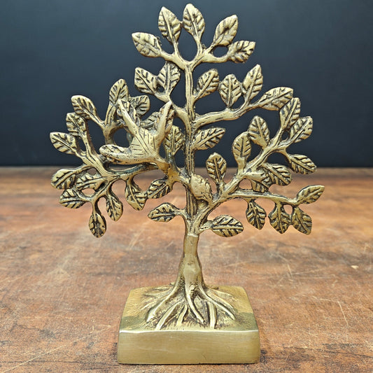 Brass Kalpavriksha Life Of Tree Decorative Showpiece 7 Inch