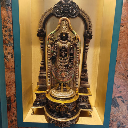 Brass Lord Tirupati Balaji Venkateshwara Swamy Idol 3 Feet by vendor-unknown - Hindu Gods