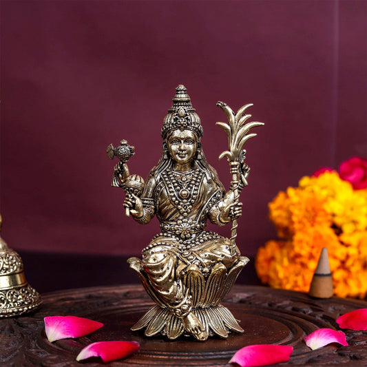 Brass Superfine Lalita Devi Rajarajeshwari Idol 4 Inch