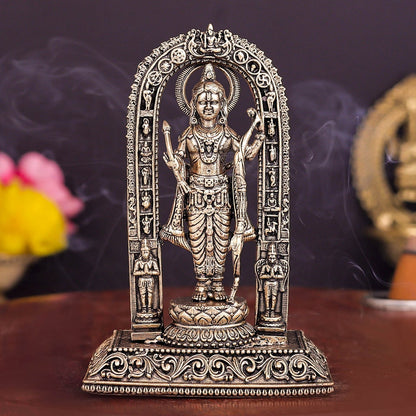 Brass Superfine Ram Lalla Idol For Home Temple Decor 4 Inch by vendor-unknown - Hindu Gods