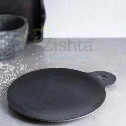 Breakfast Medium Cast Iron Combo: Iron Dosa Tawa, Cast Iron Kadai & Paddu-Appe – Image 4