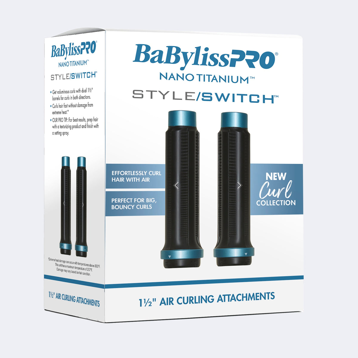 BabylissPro  Nano Titanium StyleSwitch 1-1/2" Curling Attachment