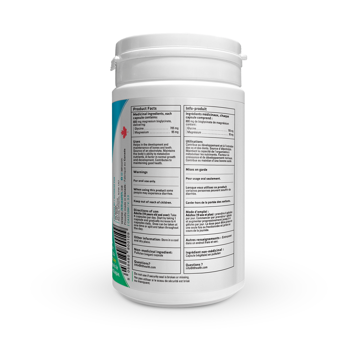 PrizMAG Pure Magnesium Bisglycinate - Canada