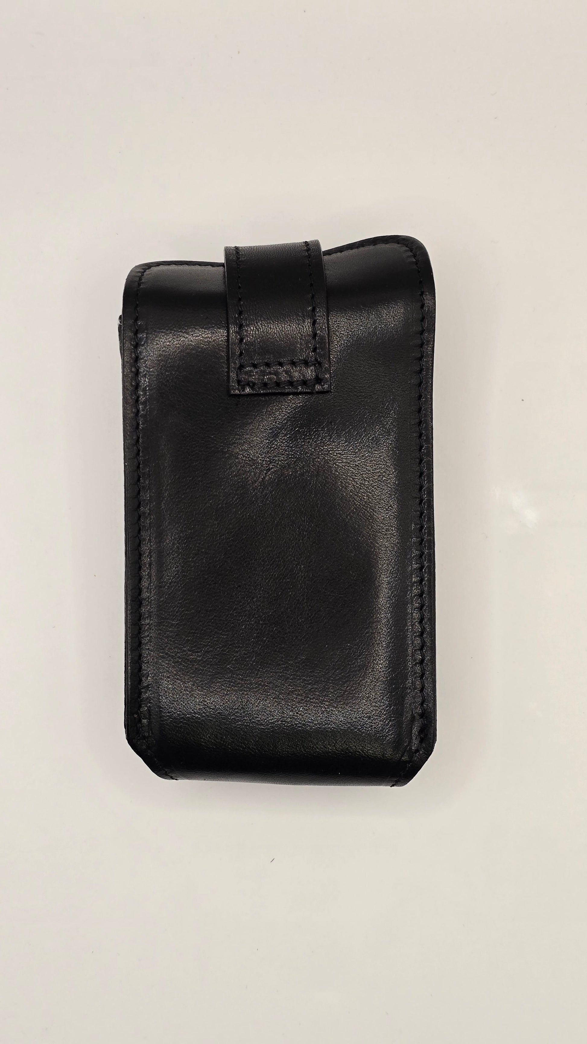 IL Ceppo Single Travel Leather Case Only - Black Colour - Image 2