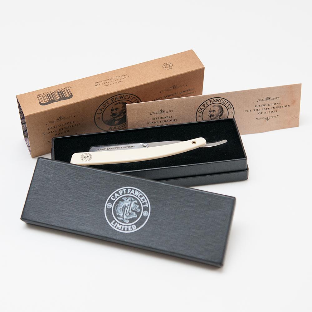 Captain Fawcett's Disposable Blade Straight Razor by Captain Fawcett's - Straight Razor