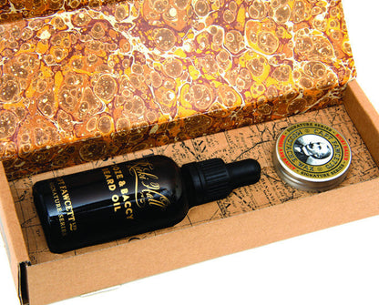 Captain Fawcett's Ricki Hall's Gift Box (Wax & Beard Oil) by Captain Fawcett's - Gift Sets & Kits (View 2)