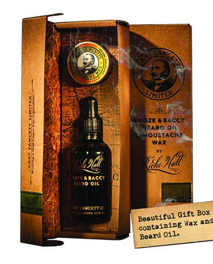 Captain Fawcett's Ricki Hall's Gift Box (Wax & Beard Oil) by Captain Fawcett's - Gift Sets & Kits
