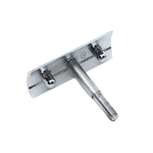 MERKUR 34C Top Plate with Long  Screw in Chrome Finish MK-90004