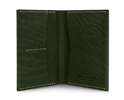 Ezra Arthur No. 5 Passport Case Green by Ezra Arthur - Wallets (View 2)