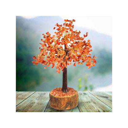 Natural Crystal Carnelain Tree by SAMAHealing - Crystal Trees