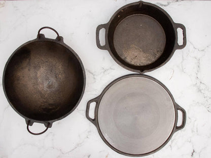 Cast Iron Combo : Kadai, Tawa, Skillet – Image 2