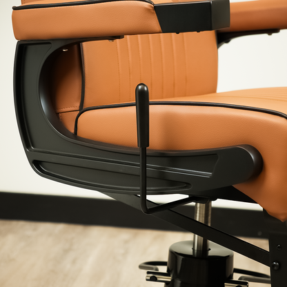Cedrus Barber Chair - Camel by LEVANT BARBER EQUIPMENT - Furniture (View 15)