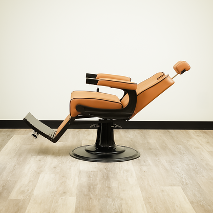 Cedrus Barber Chair - Camel by LEVANT BARBER EQUIPMENT - Furniture (View 4)