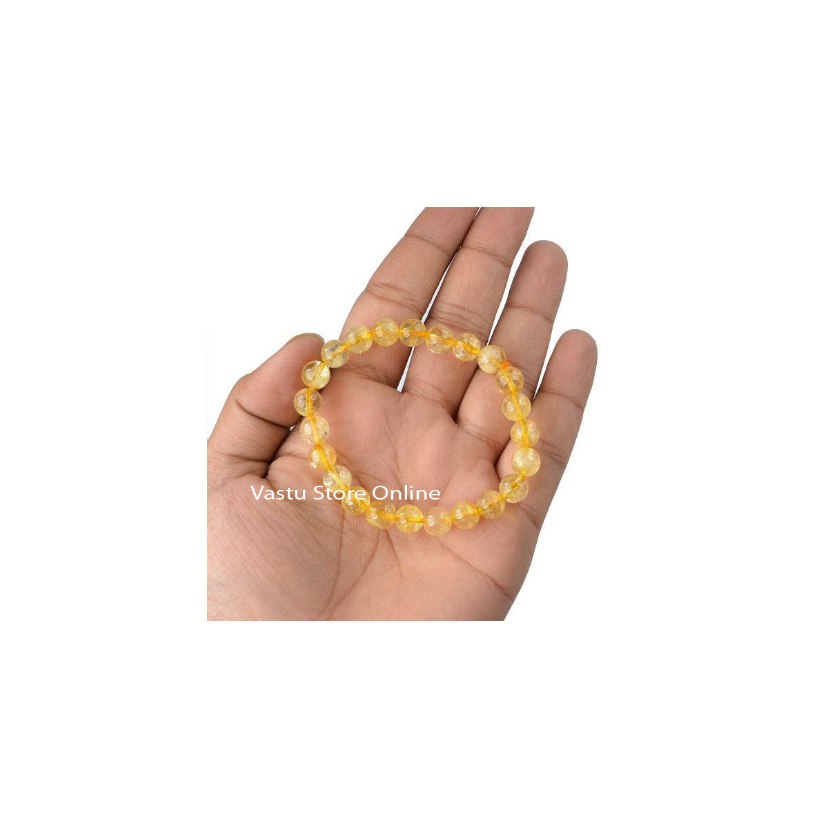 Citrine Round Crystal Bracelet - Image 3
