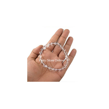 Clear Quartz Round Crystal Bracelet by SAMAHealing - Crystal Bracelets (View 2)
