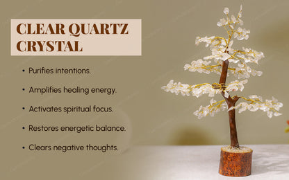 Wooden Crystal Quartz Tree by SAMAHealing - Sustainable Living (View 3)