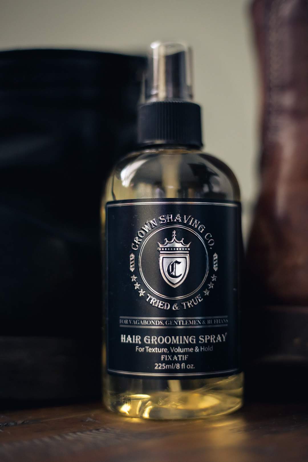 Crown Shaving Hair Grooming Spray 225 mL/ 8 fl oz. - Image 4