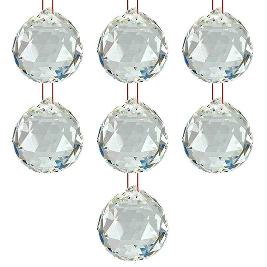 40mm Hanging Crystal Ball (Set of 7)