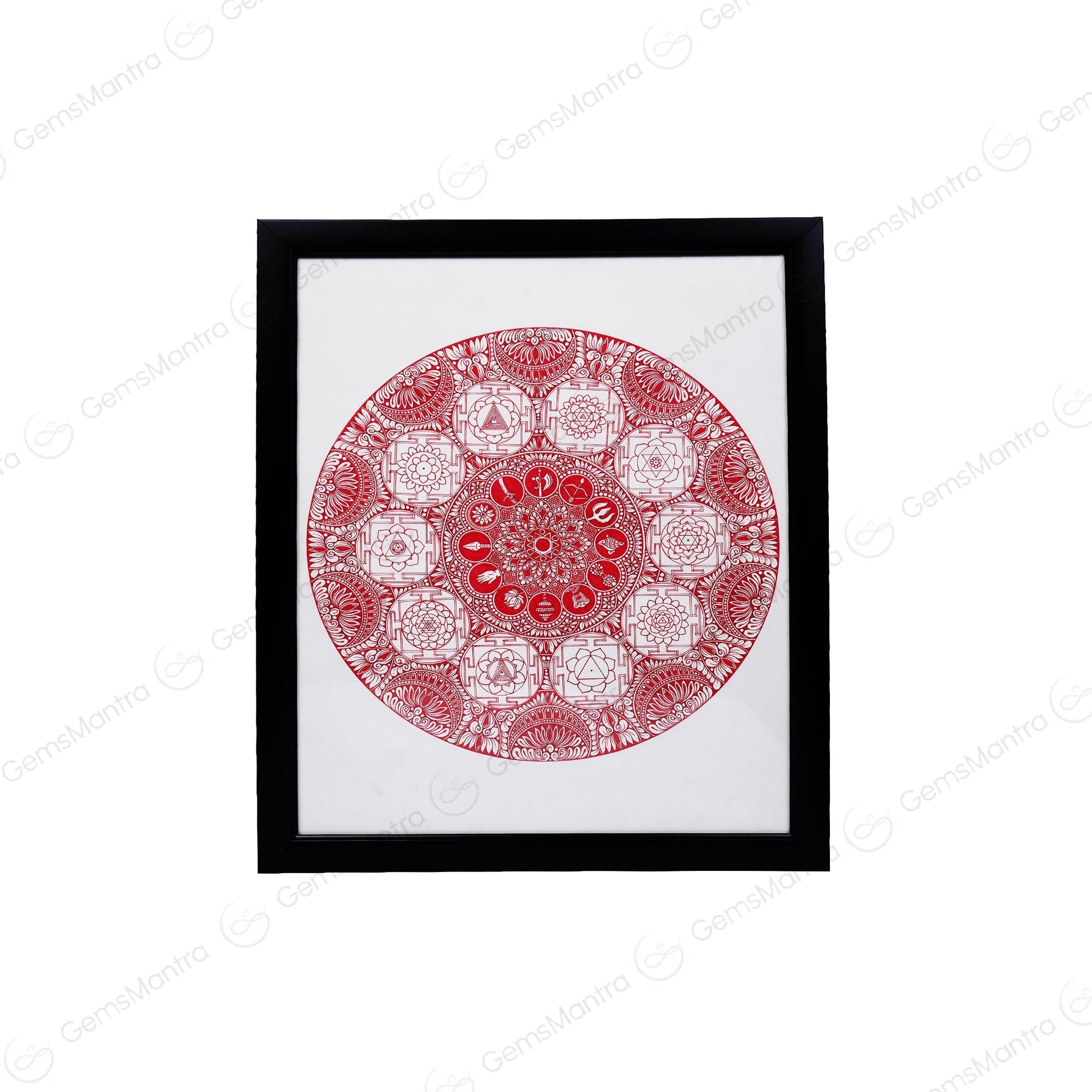 Das MahaVidya Mandala Yantra - Eco-friendly - Sama Homes