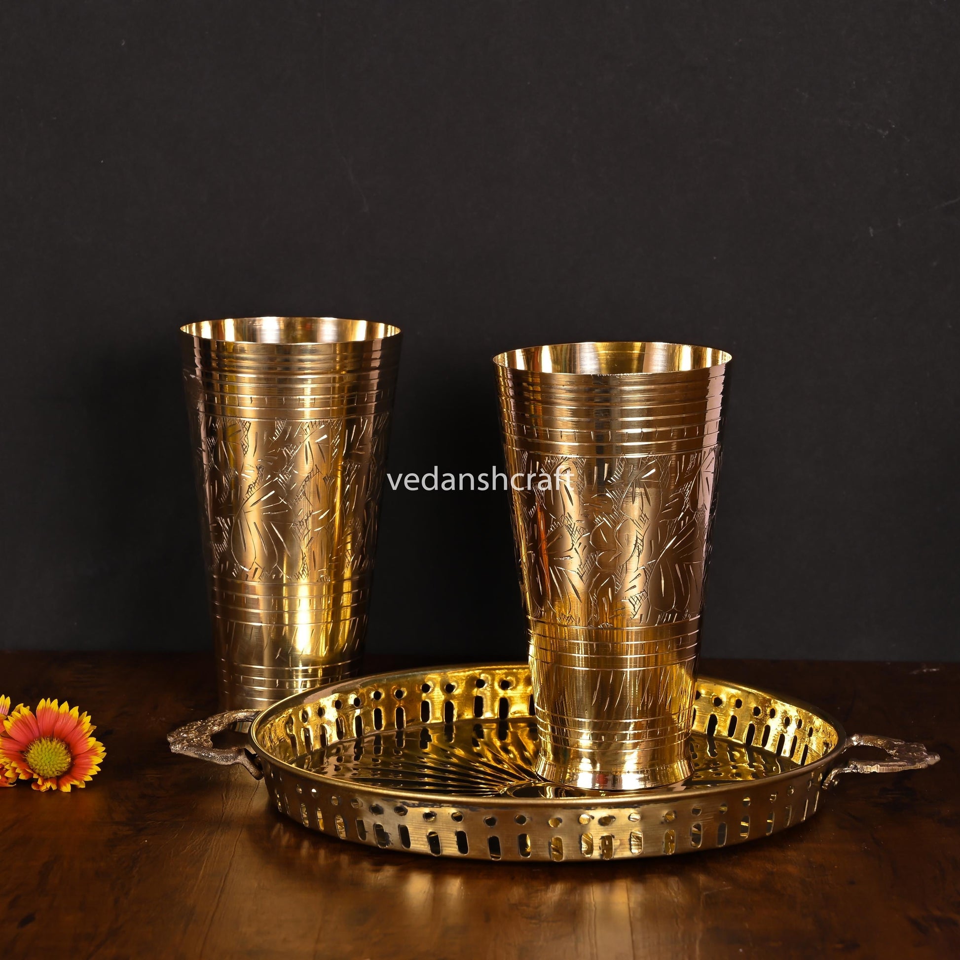 Image of | | Premium Brass & Wood Decor | Sama Homes - Image 6