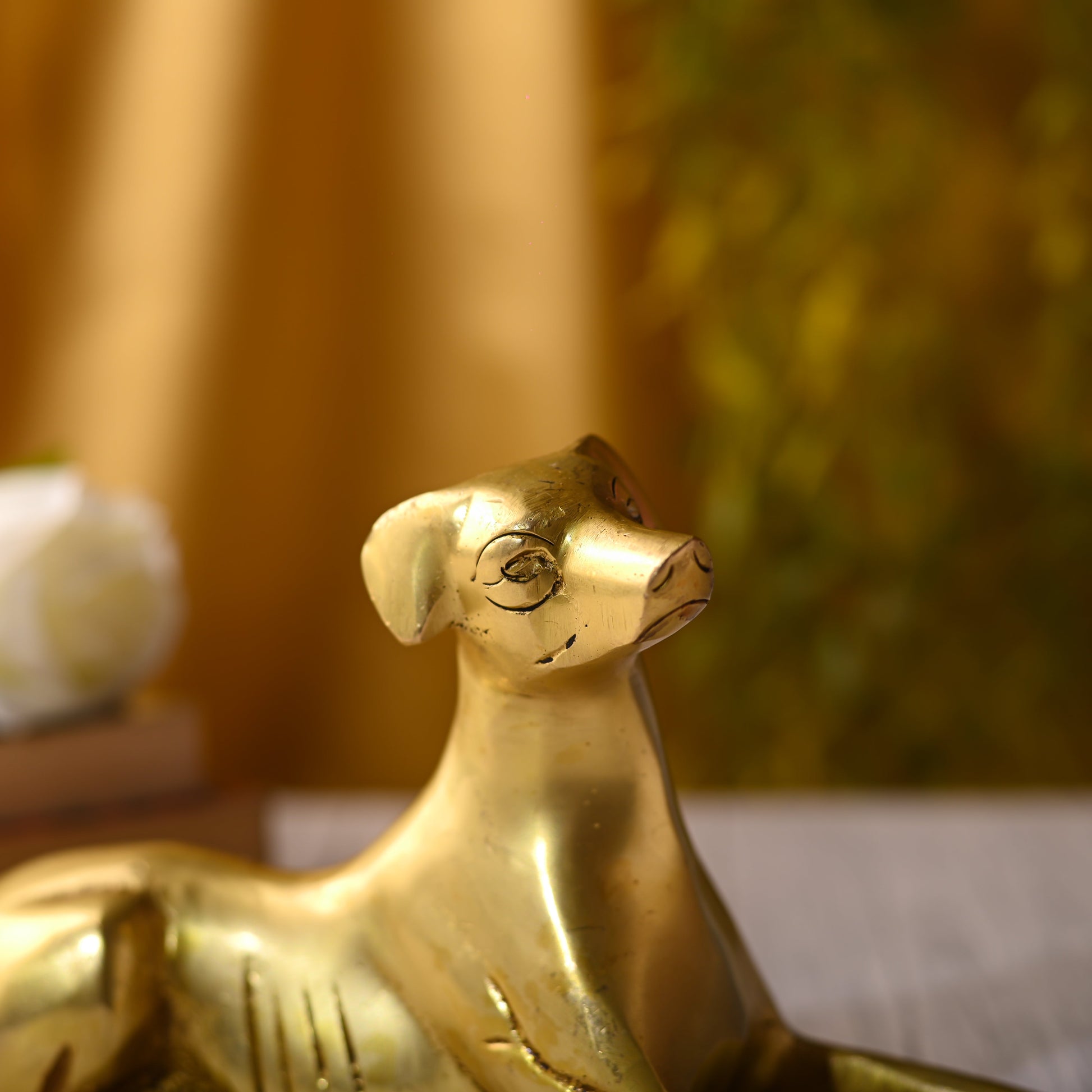 Brass Dog Statue (5.3 INCH) - Image 3