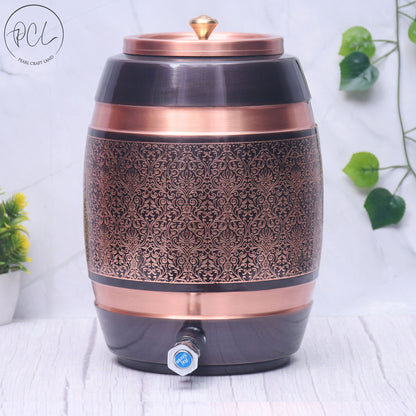 Pure Copper Dispenser Antique Engraved by SAMA Homes - Copper Dispenser