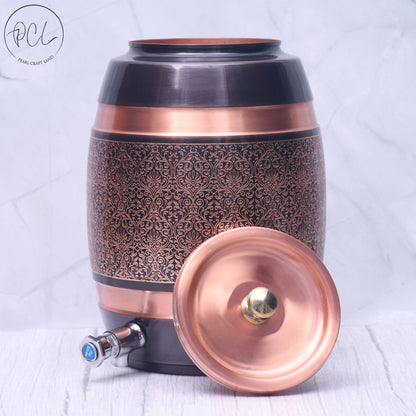 Pure Copper Dispenser Antique Engraved by SAMA Homes - Copper Dispenser (View 2)