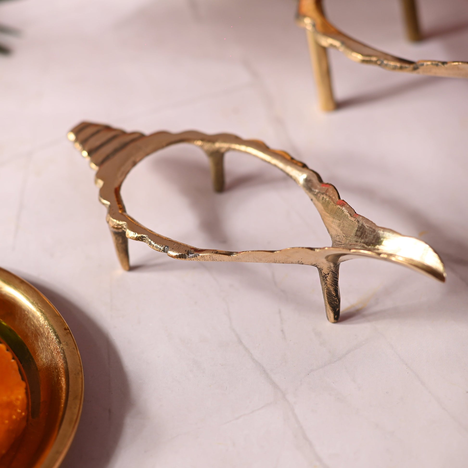 Brass Conch Stand Set - Image 2
