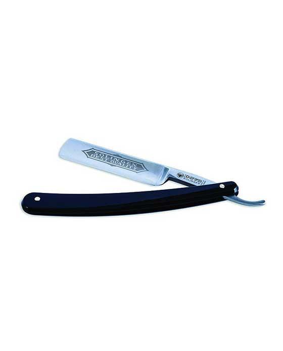 Dovo Straight Razor, "Solingen Best Quality" 6/8" Carbon Steel, Full Hollow Grind, Acrylic Black Handle - Eco-friendly - Sama Homes