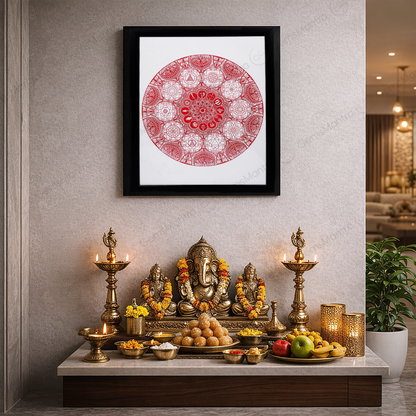 Das MahaVidya Mandala Yantra by SAMAHealing - Yantra (View 2)