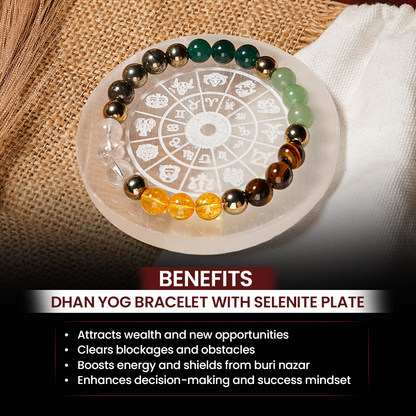 Original Dhan Yog Bracelet with Selenite Plate by SAMAHealing - Sustainable Living (View 4)