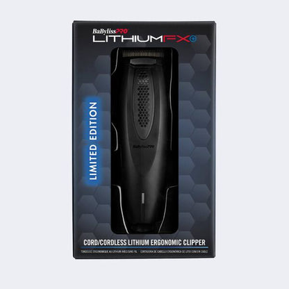 BabylissPro LimitedFX+ Matte Black Lithium Ergonomic Clipper by BabylissPro - Sustainable Living (View 2)