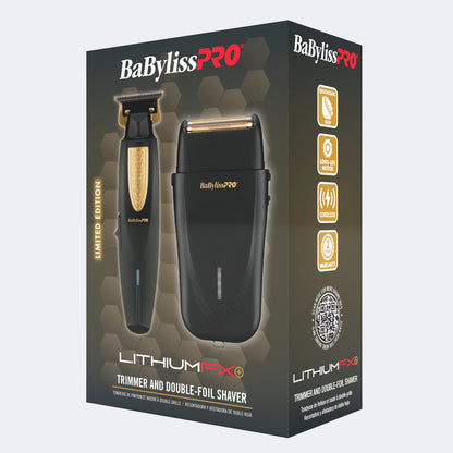 BabylissPro LithiumFX+ Trimmer and Double Foil Shaver Prepack Set by BabylissPro - Sustainable Living (View 2)