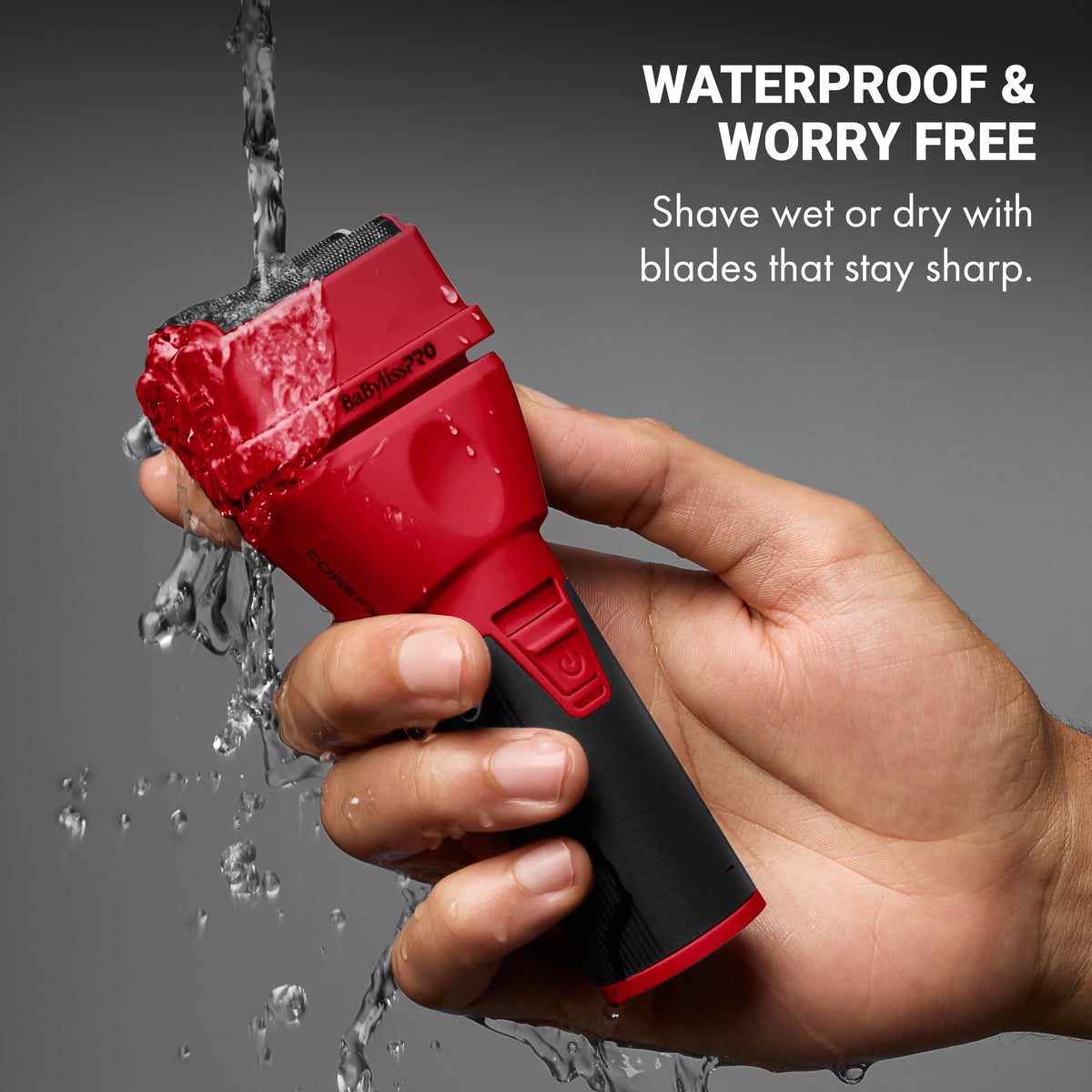 BabylissPro COREFX Double Foil Shaver Red by BabylissPro - Sustainable Living (View 7)