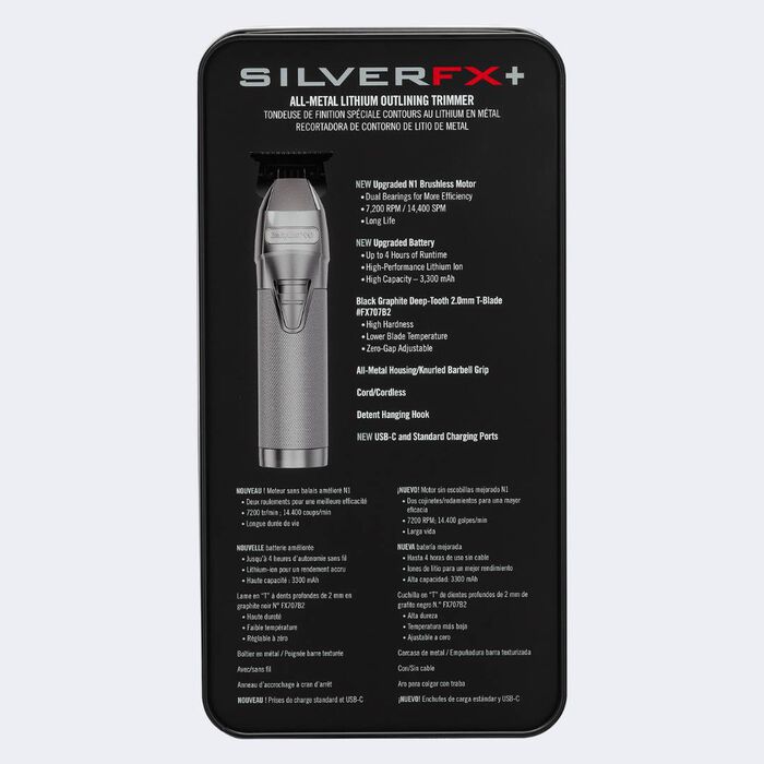 BabylissPro SilverFX+ Skeleton Metal Trimmer by BabylissPro - Sustainable Living (View 7)