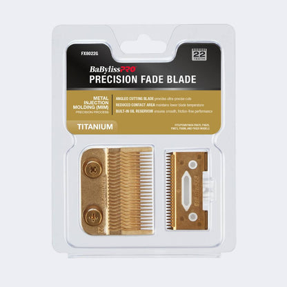 BabylissPro Gold Titanium Metal - Injection Molded (MIM) Precision Fade Blade (22 Teeth) by BabylissPro - Sustainable Living
