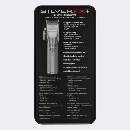 BabylissPro SilverFX+ Metal Lithium Clipper by BabylissPro - Sustainable Living (View 5)