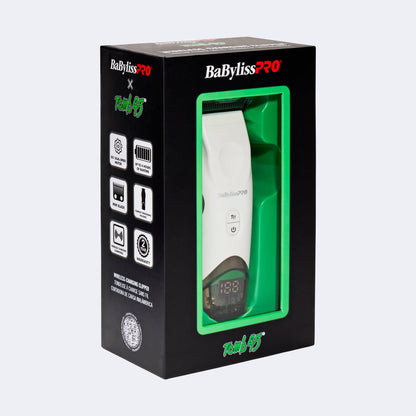 BabylissPro x Tomb45 Wireless Charging Clipper White by BabylissPro - Sustainable Living (View 5)