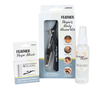 Feather Nape & Body Razor Kit by Feather - Sustainable Living