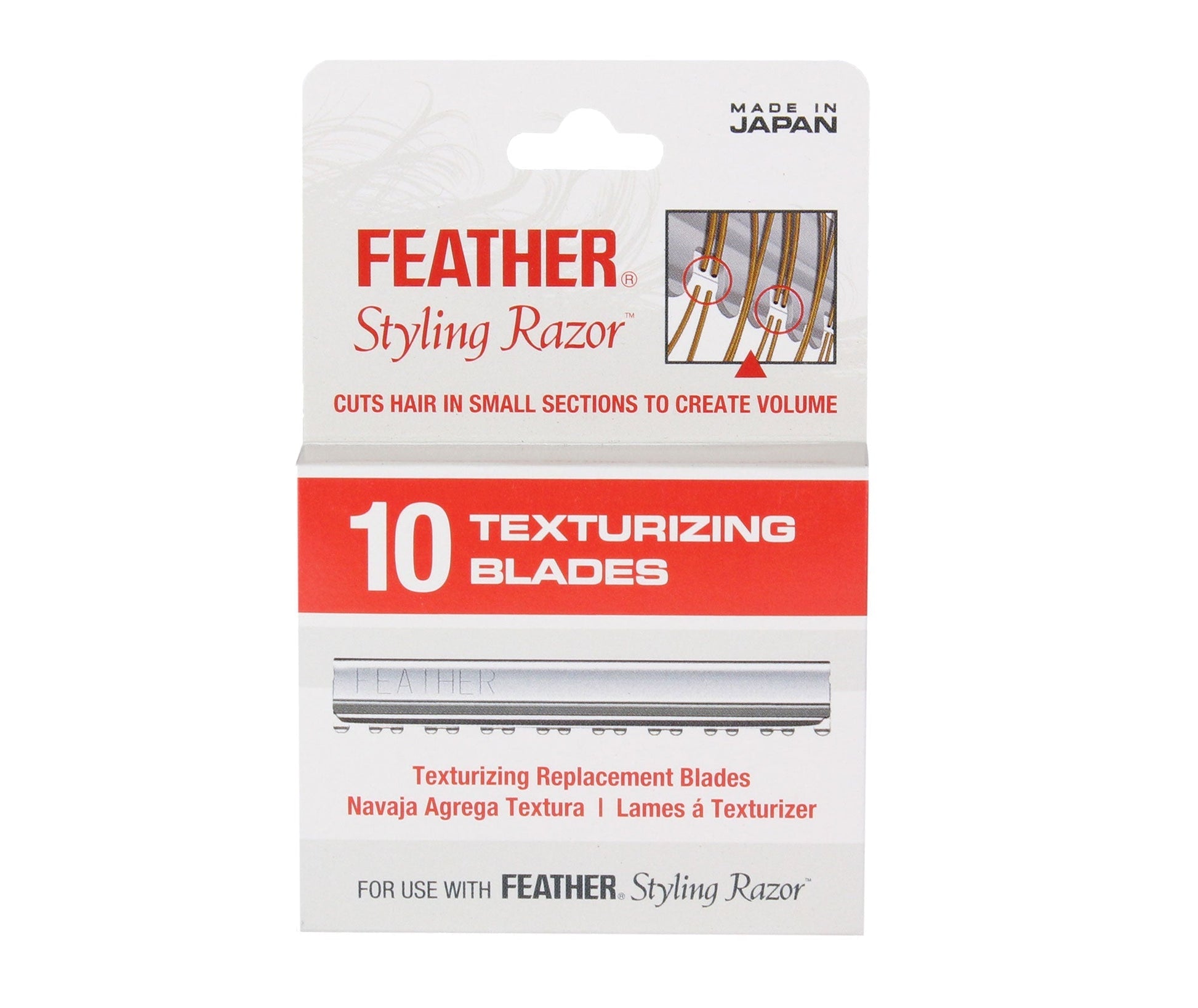 Feather Styling Razor Texturizing Blades (10 Pack) - Eco-friendly - Sama Homes