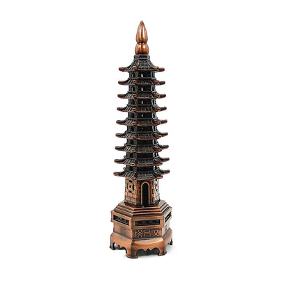 Metal Feng Shui Pagoda Education Tower for Students Education & Study by SAMAHealing - Feng Shui Remedies (View 2)