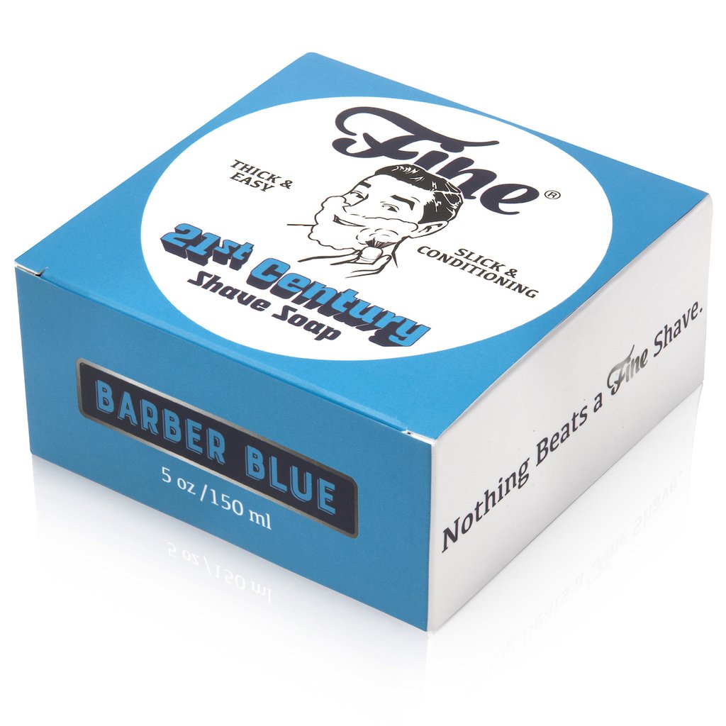 Fine® Barber Blue Shave Soap 5oz / 150ml - Eco-friendly - Sama Homes