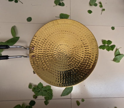 Premium Brass Tawa for Authentic Indian Cooking - Sustainable & Durable Cookware