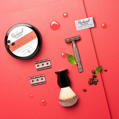 The Rockwell 6C Classic Grooming Starter Set | Razor, Brush & Cream by Rockwell Razors - Shaving Kits (View 4)