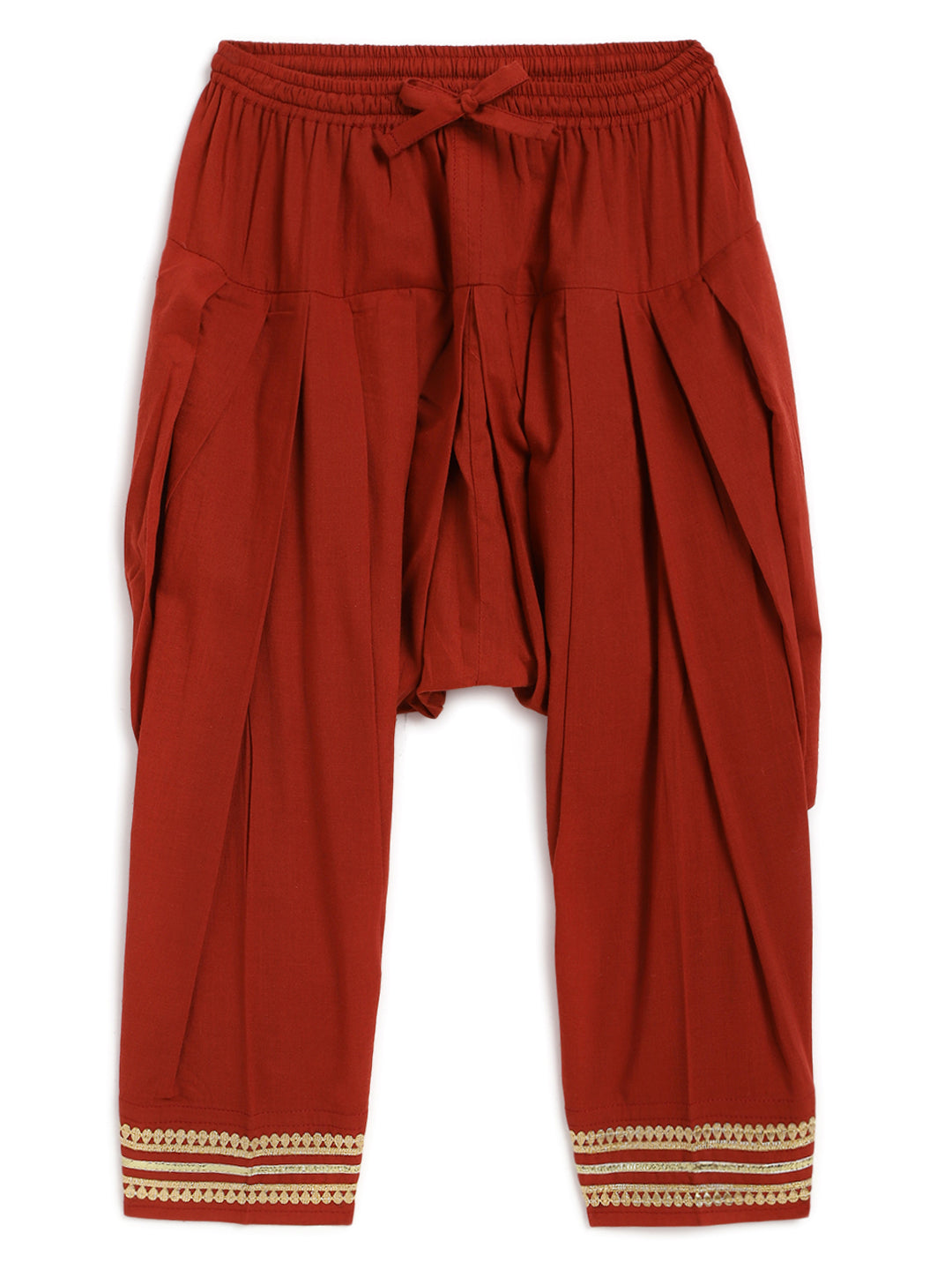 Girl Floral Jaal Suit Set - Brown - Image 6