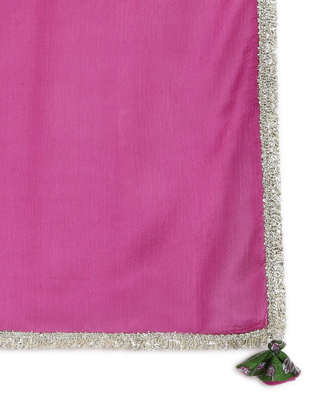 Girl Floral Jaal  Suit Set - Green - Image 9