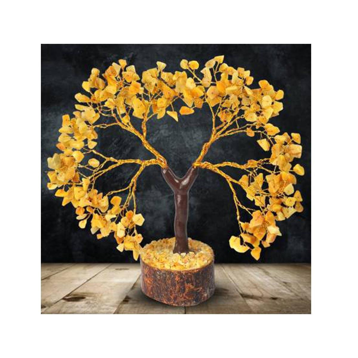 Natural Crystal Golden Quartz Tree - Eco-friendly - Sama Homes