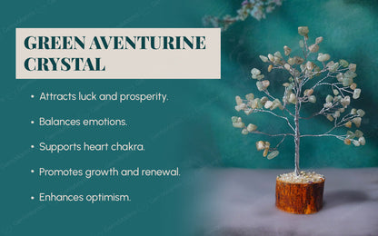 Small Green aventurine Crystal Tree by SAMAHealing - Sustainable Living (View 3)